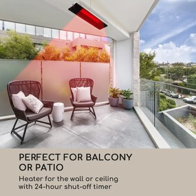 Blumfeldt Phantom, отоплител, алуминий, 900/1800W, дистанционно управление, сив