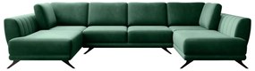 Разтегателен диван в П-образна форма CORAL, 362x90x191, lukso 35