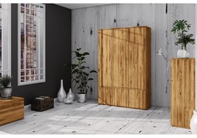 Дъбов гардероб 135x206 cm Vento 3 - The Beds