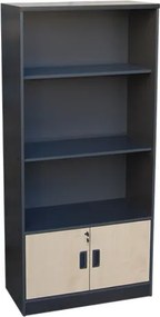 Етажерка с две колони Alpha-Gray / Beige