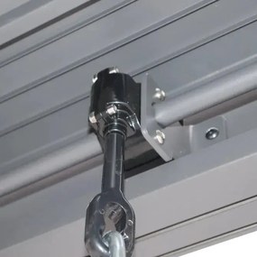 Пергола Hesperide Evonis, Алуминий и стомана, Графит, 4x3 m