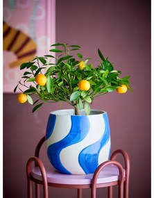 Глинено ръчно рисувано покритие за кашпа ø 20,5 cm Romy – Bloomingville