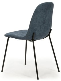 Сини трапезни столове в комплект от 4 бр. Renne – Marckeric