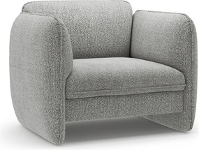 Светлосиво шенилово кресло Georgia – Micadoni