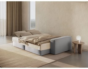 Светлосив разтегателен диван 247 cm Jodie – Micadoni Home