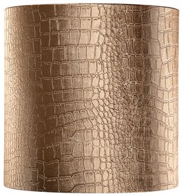 Кадифена абажура с дизайн на крокодил и златно покритие 40/40/40
