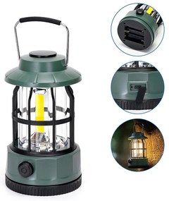 Aigostar - LED регулируема къмпинг лампа 2,87W, 3,7V, акумулаторна