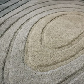 Син вълнен килим 160x230 cm Puddle Ombre Wool – Flair Rugs