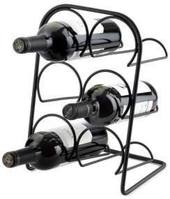 Метална стойка за вино за 6 бутилки - Compactor