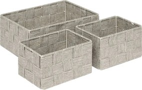 Сет кош за съхранение 5five Lise, 3 бр - Бежов