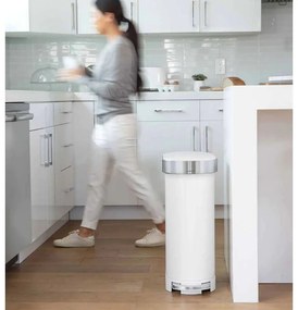 Стоманен кош за отпадъци с педали 45 л - simplehuman