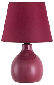 Rabalux 4478 - Настолна лампа INGRID 1xE14/40W/230V винено червена
