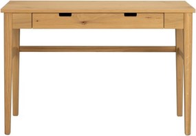 Конзолна маса с дъбов плот в естествен цвят 40x110 cm Garrison – Rowico