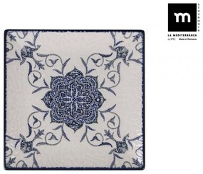 Десертна чиния LA MEDITERRANEA Rosetta, 18x18 cm, Порцелан