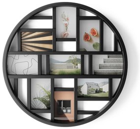 Черна пластмасова рамка висяща Luna – Umbra