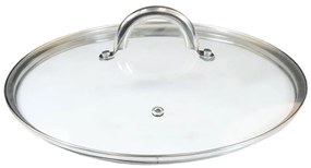 Стъклен кухненски капак Sapir SP-1200-RB - 24см