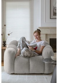 Светлосиво кресло Shell – Miuform