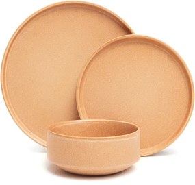 Керамичен тухленооранжев комплект от 12 части Malia - Bonami Selection