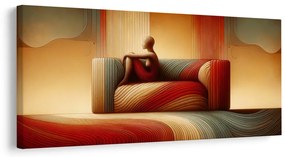 Картина на платно – Абстрактна хармония на линии