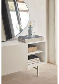 Светлосива и кремава телевизионна масичка 180x56 cm Nube - Teulat