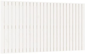 824899 vidaXL Стенна табла за спалня, бяла, 159,5x3x90 см, борово дърво масив