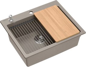 гранитна мивка KURT 110 WORKSTATION BEIGE