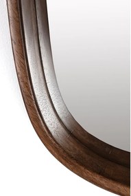 Стенно огледало масивно дърво 50x50 cm Nyko – White Label