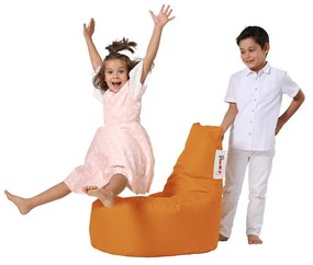 Оранжев детски чувал за сядане Baton - Floriane Garden