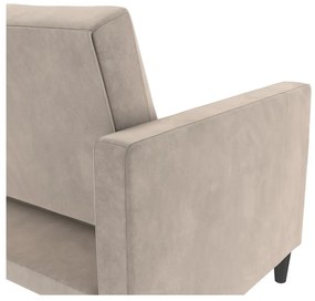 Светлосив кадифен диван 207 cm Celine – Støraa