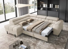 Ъглов диван Ferucce-Krem-Left