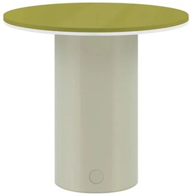 Зелена LED затъмняваща се настолна лампа (височина 18 cm) Fungo – Remember