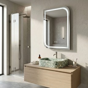 Огледало LED ZONE 70x50 BRUSH NICKEL