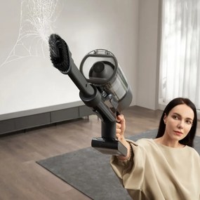 Безкабелна прахосмукачка Dreame Z30 AquaCycle VZV77B, 855W, 310AW, 150000 об/мин, 3 степени, 0.32/0.4/0.6 л, 90 мин, HEPA H14, LED, Безчетков мотор, Черен