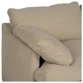 Бежов ленен диван 180 cm – Ixia