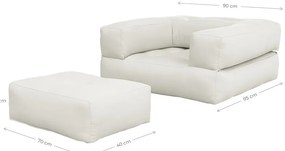 Променлив фотьойл Dark Grey Cube - Karup Design