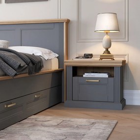 Нощно шкафче Tahoma 1S-Anthraki