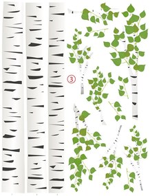 Невероятни стикери за стена Бреза 215 х 270 см