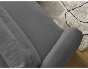 Сив ъглов диван Aden – Bobochic Paris