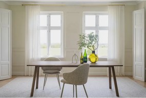 Сгъваема трапезна маса от масивен дъб 95x220 cm Clapperton – Rowico