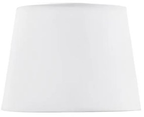 Резервен абажур за настолна лампа DIAMOND E27 17x20 см бял