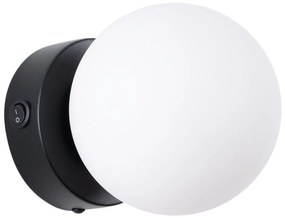 Черно-бяла стенна лампа Blaze – Sollux