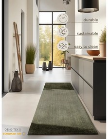 Пътека от юта в цвят каки 80x200 cm Bouclé - Hanse Home