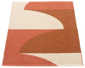 Килим за открито и закрито в тухлен цвят 70x90 cm Hill Brick Rust – Pappelina