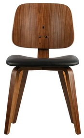 Трапезен стол от орех с тапицерия от изкуствена кожа Classic - vtwonen