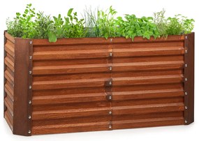 Blumfeldt Rust Grow, повдигната градинска леха, поцинкована стоманена повърхност, ръждив цвят