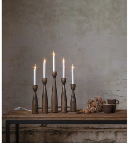 Коледна светлинна украса за контакт в тъмно естествен цвят Midja 2.0 – Star Trading