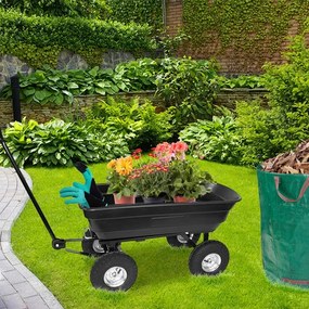 Градинска количка GARDENLINE черна