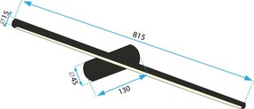 Аплик LED 80CM APP1346-W GOLD