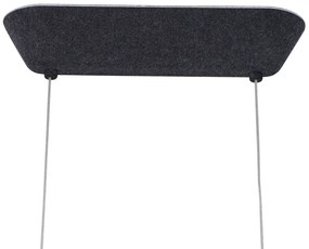 Модерен висящ лампион черен със сив интериор вкл. LED 3-степенно димируем - Dani