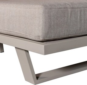 Сиво-бежов тапициран градински диван Bear – WOOOD